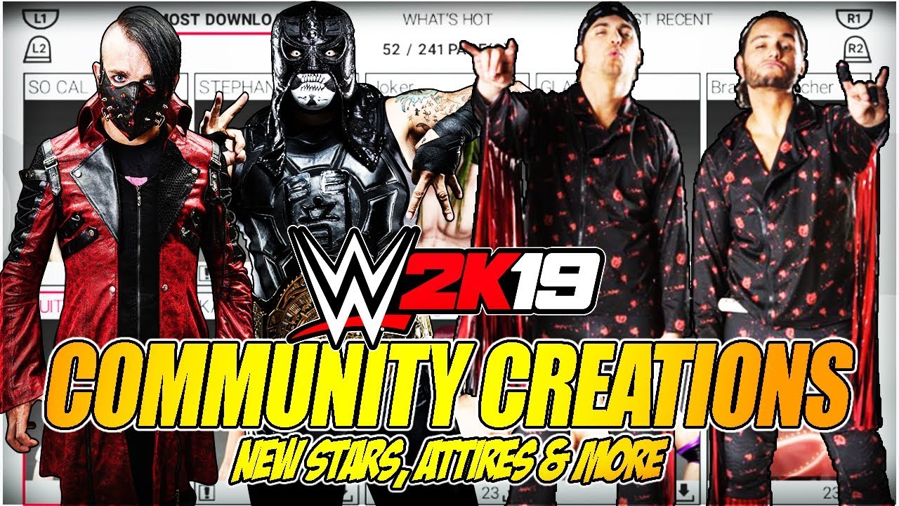 wwe 2k19 community creations