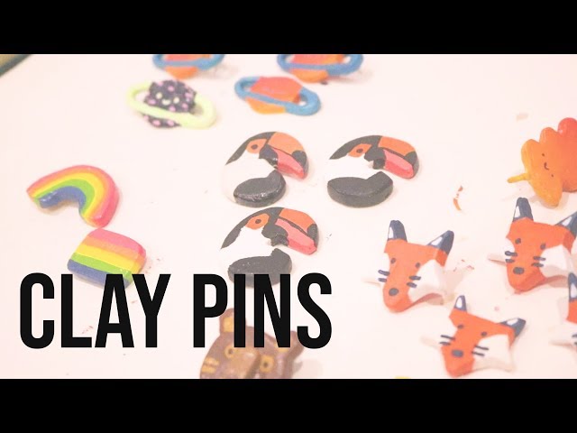 ILLUSTRATING PINS MADE OF CLAY using gouache 