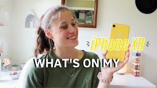 Whats On My Iphone Xr After 4 Years Iphone Xr Review Iphone Xr Tutorial Yellow Iphone Xr