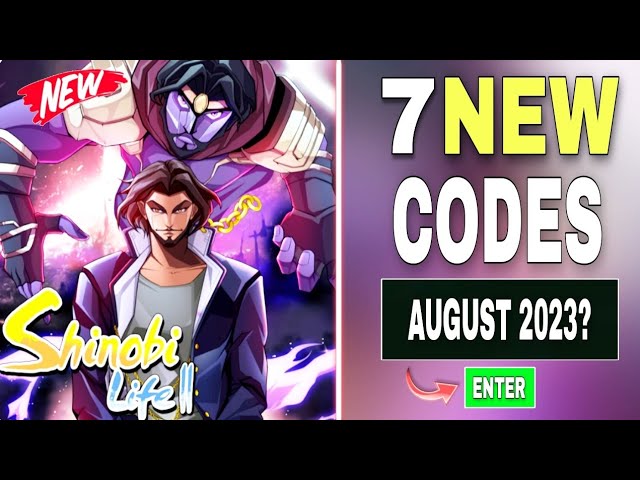 Shindo Life codes August 2023 in 2023