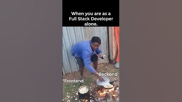 When you’re a Full Stack Developer 😂 #developermemes #codingmemes #funny #comedy #Programmingmemes