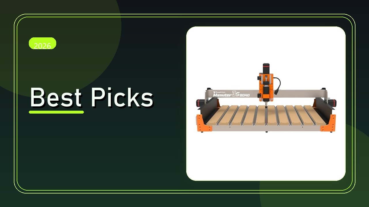 Prime Pick FoxAlien Masuter 3S CNC Router Machine + 3S 8040 Honest