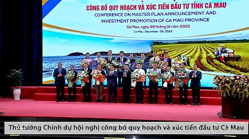 Thủ tướng Chính phủ Phạm Minh Chính dự hội nghị công bố quy hoạch và xúc tiến đầu tư tỉnh Cà Mau