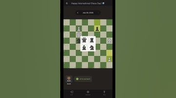 July 20, 2025 Daily Chess Puzzle | Chess.com #shorts
