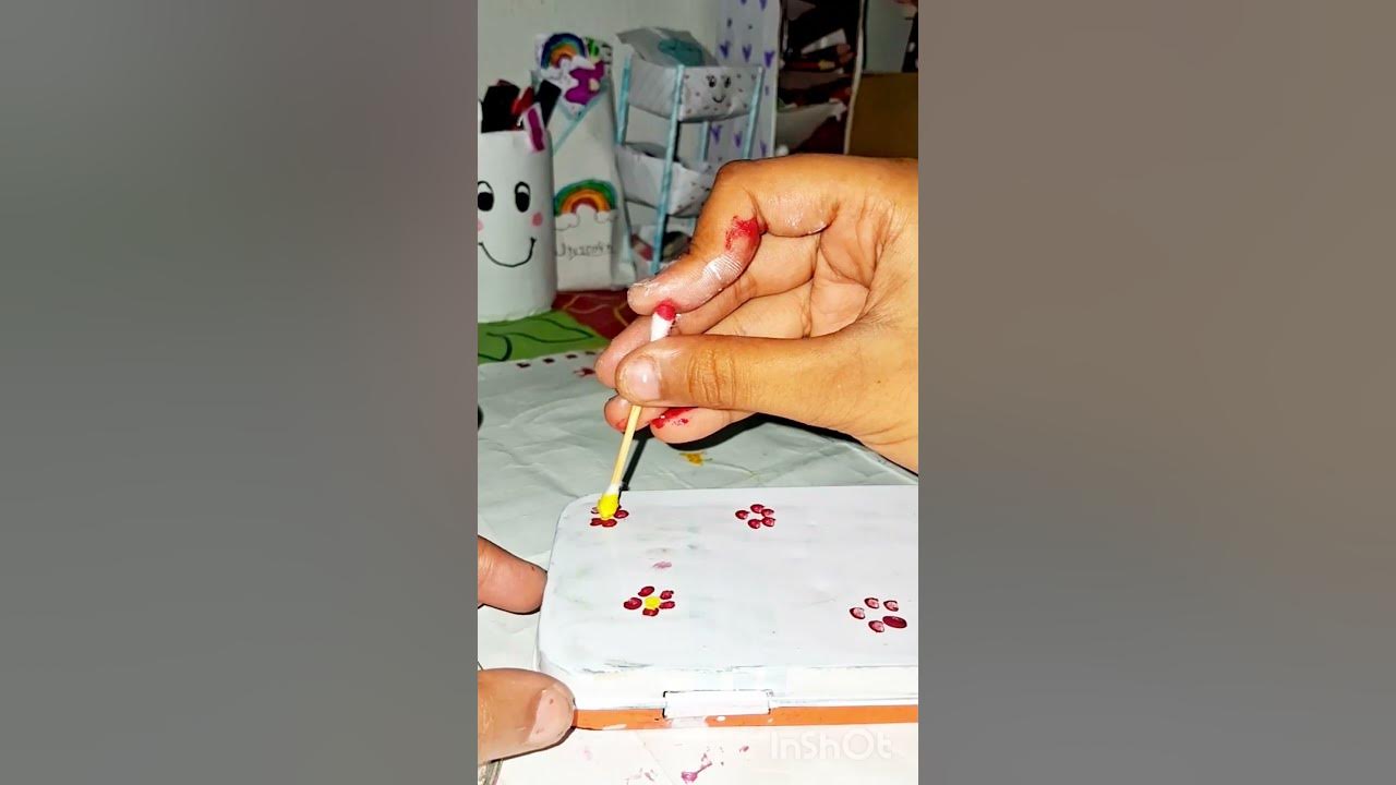 decorate box with theπ help of paint #song decorate box with theπ help of paint #song