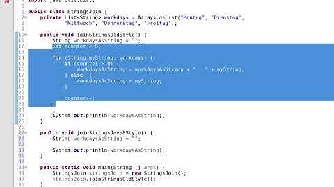 Strings in Java einfach miteinander verbinden