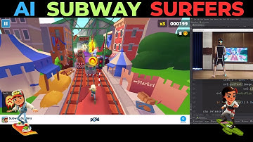Kết hợp giữa AI, game và thể dục #subwaysurfers #mediapipe #ai