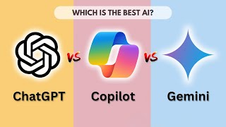 Which is the best AI? ChatGPT vs CoPilot vs Gemini #ArtificialIntelligence