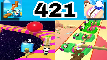 Shortcut Run VS Teeth Runner: GameplayWalkthrough All Levels ( part 421)