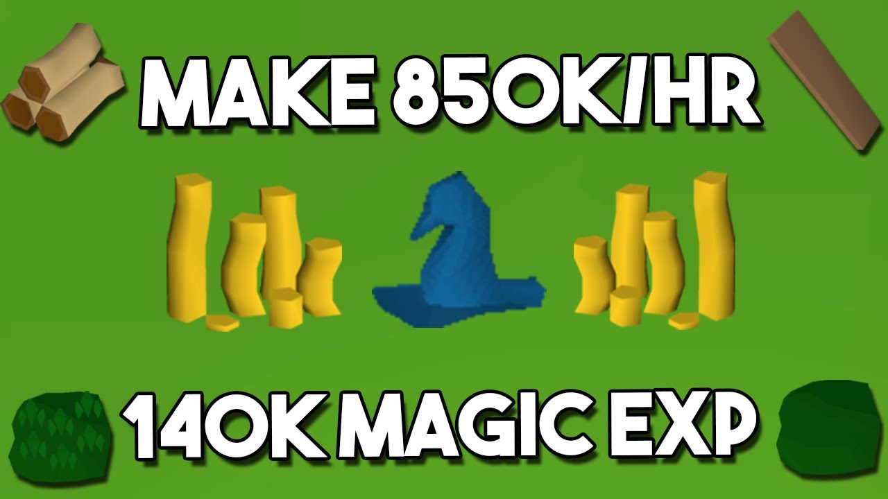 how to make money training magic osrs