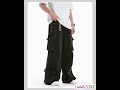 Men's Wide Leg Cargo Pants