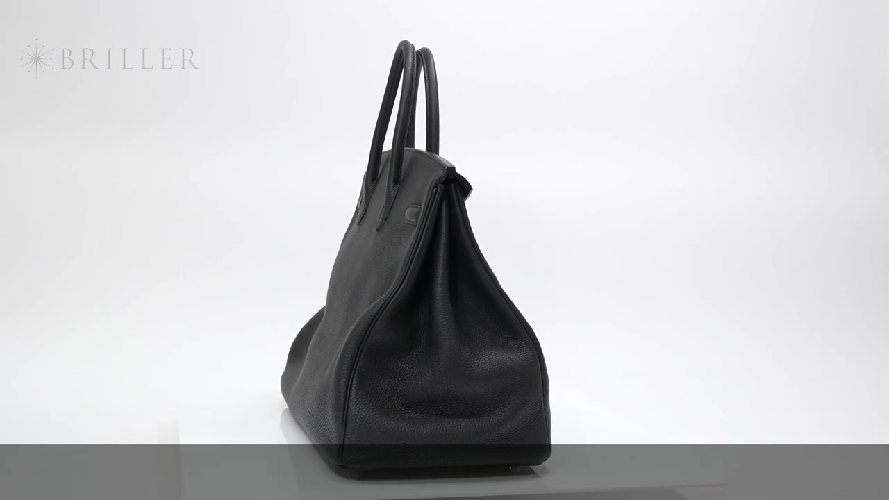 HERMES バーキン 40 トゴ ノワール ゴールド金具 - YouTube