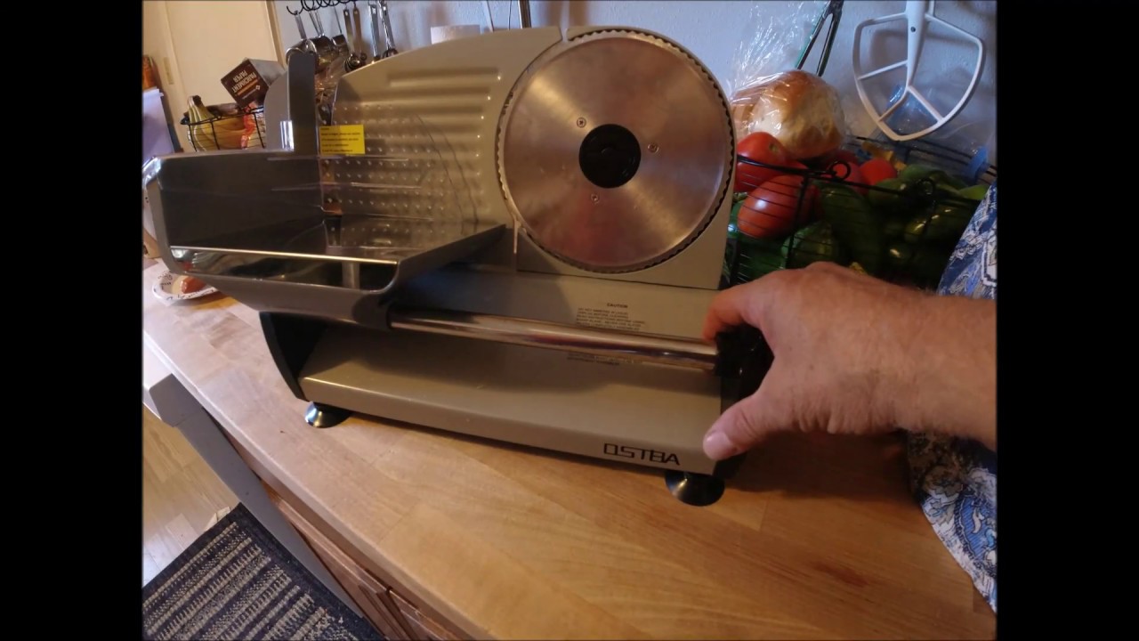 OSTBA 200 Watt Meat Slicer Review YouTube OSTBA 200 Watt Meat Slicer Review YouTube
