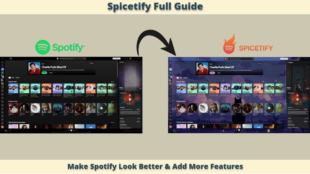 Make Spotify Look Better | Full Spicetify Guide & Tutorial (With BGM ...