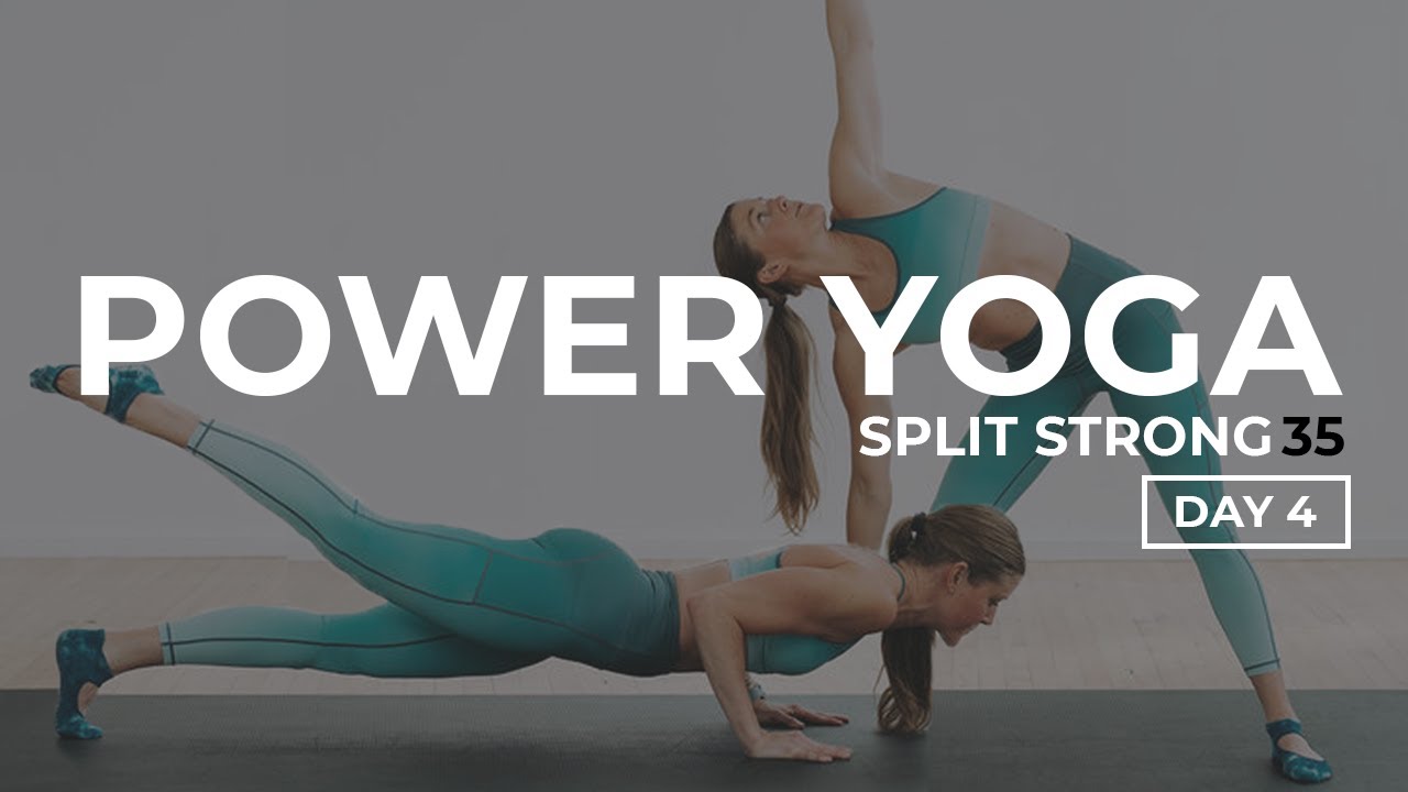 15-Minute Power Yoga + Abs  SplitStrong 35 DAY 4 🔥 