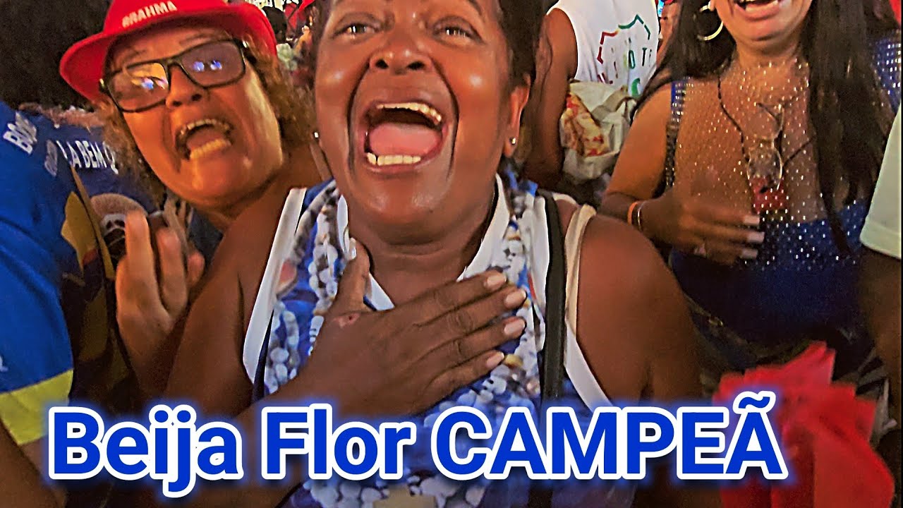 Beija Flor 2025 CAMPEÃ Festa Na APURAÇÃO Cidade do Samba