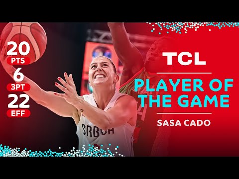 Sasa CADO 🇷🇸 | 20 PTS | 6/10 3PT | 22 EFF | TCL Player of the Game vs. MLI