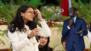 WHY YOU TAXING KENYANS HIGH!!BRIGHTER HARVERD UNIVERSITY STUDENT ASKED PRESIDENT RUTO HARD QUESTION