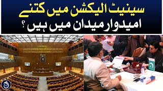Total of 59 candidates are in the fray in Senate elections - Aaj News