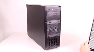 Lenovo ThinkSystem ST250 installing a front door