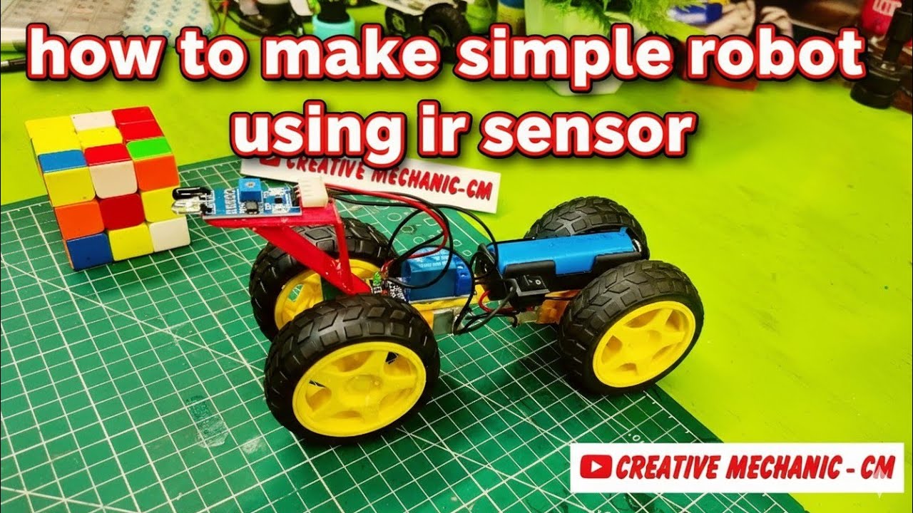സിമ്പിളായൊരു റോബോട്ട് ഉണ്ടാക്കാം |how to make simple object following ...