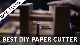 Wood Tool: Superior Way To Cut Paper // Book Plough Build