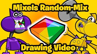 Mixels Random-Mix Drawing Video: Snax & Trumpsy