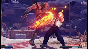 Sagat vs Guile | Level 8 CPU | Street Fighter V