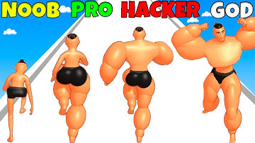 NOOB vs PRO vs HACKER vs GOD - Muscle Hustle