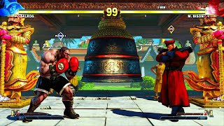 Balrog vs M Bison (Hardest) Street Fighter 5.