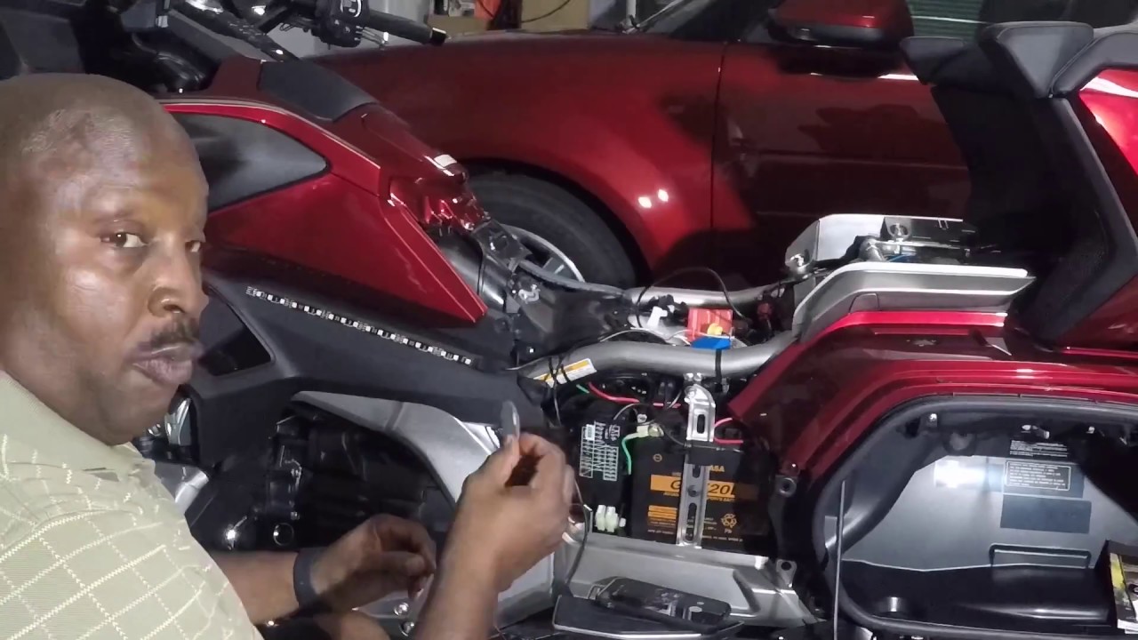 How to install side LED lights on 2018+ Goldwing YouTube