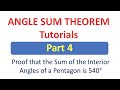 Finding Interior and Exterior Angles in a Polygon - YouTube