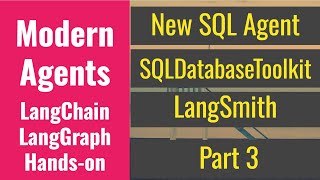 Langchain v0.3 Agents P3 - LangGraph SQL Agent w/Tools, Custom Verbose Function &  LangSmith Tracing