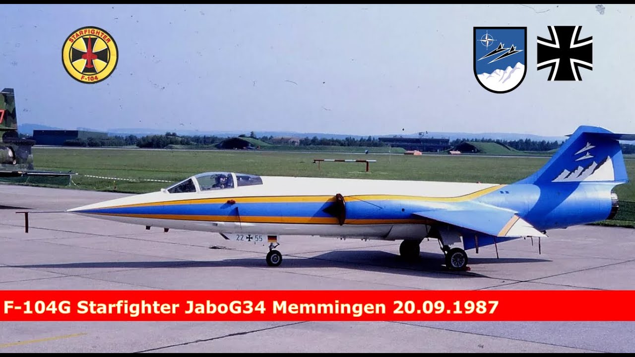F-104G Starfighter Last Flight Jabog34 Memmingen Bundeswehr Luftwaffe