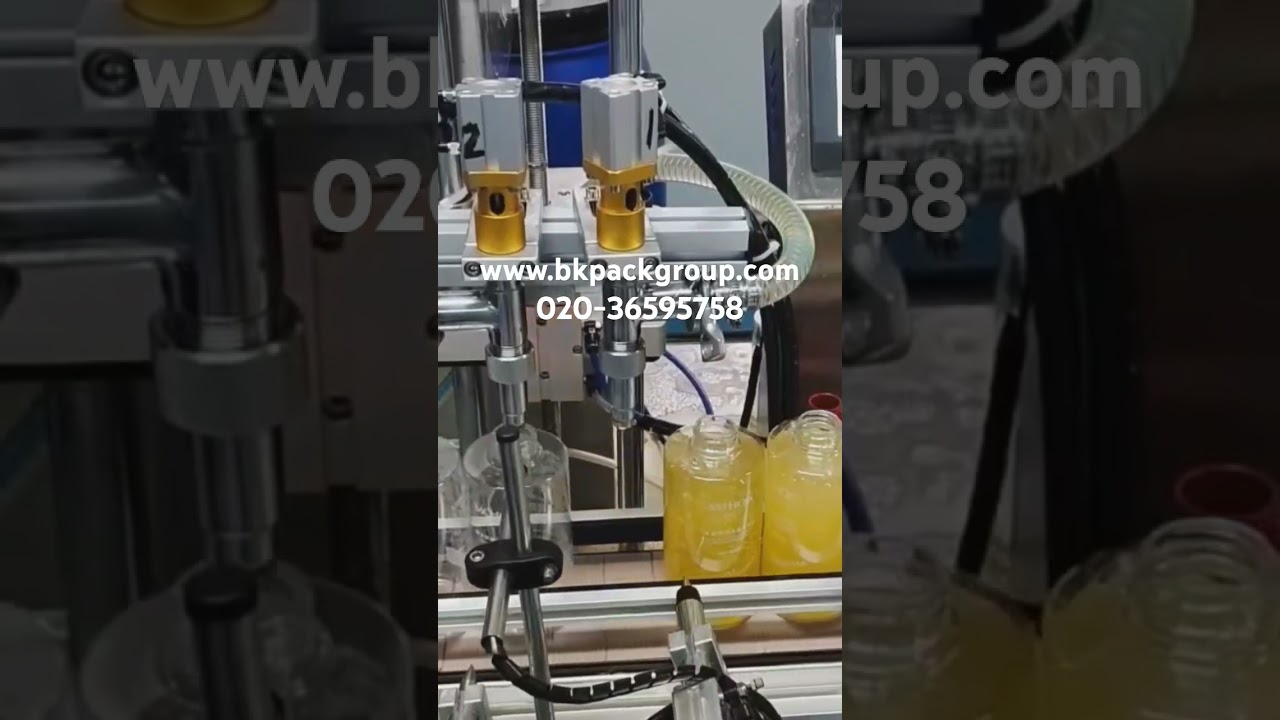 Dual-Head Servo Gear Pump High-Speed  Filling Machine | Precision & Speed for Industrial Production