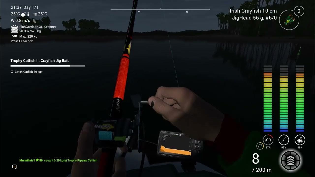 Fishing Planet - Trophy Catfish II - Crayfish Jig Bait - Amazonian Maze