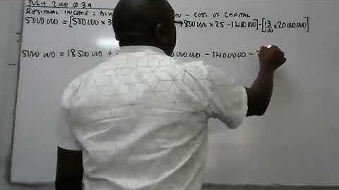 ADVANCED MANAGEMENT ACCOUNTING REVISION ON PERFORMANCE MEASUREMENT PART ONE DONE ON 26-3-2022