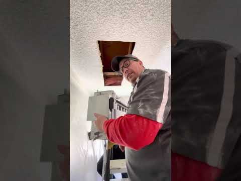 Ductless ceiling Cassette install easygoing  way to install Mitsubishi ceiling cassette units.