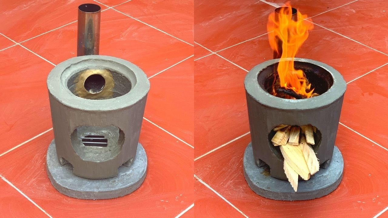 Amazing Wood Burning Smokeless Stove Making, 12 Volts Battery Powered  Camping Stoves Manufacturing 