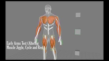 Maya Muscle 2.  Early Arm Tests and muscle development