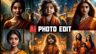 Insta Trending Ai Kids & Ram Sitha Photo Editing in Mobile Trending Video Editing Ram Mandir edit screenshot 2