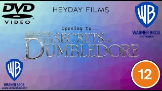 Opening to Fantastic Beasts: The Secrets of Dumbledore 2022 UK DVD