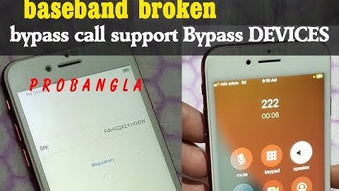 Alle iPhone-basisband verbroken bypass-oproepen worden ondersteund Bypass-apparaten iOS 12 iOS 14...