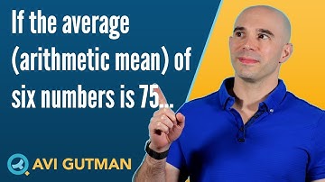 If the average (arithmetic mean) of six numbers is 75 DS16565