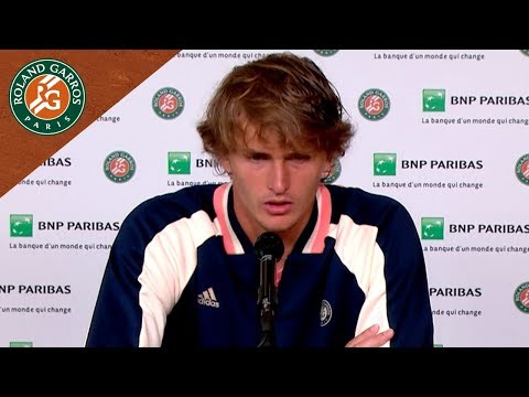 Alexander Zverev - Press Conference after his Quarter-Final I Roland-Garros 2018