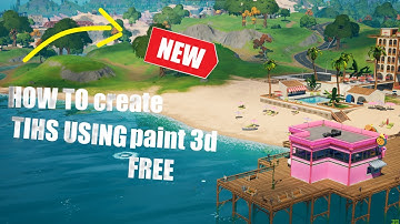 HOW TO create thumbnail  in windows 10 using paint 3d