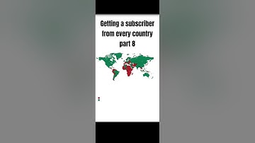 Getting a subscriber front every country part 8 #shorts #map #mapper #mapping #country #sub