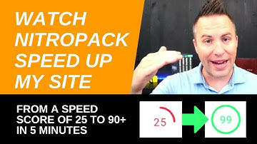 Watch NitroPack Speed Up My Site from 30 to 90+