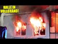 [GROßBRAND IN DÜSSELDORF!] - Halle in Vollbrand | Massive Rauchentwicklung | - 10.01.2023 -