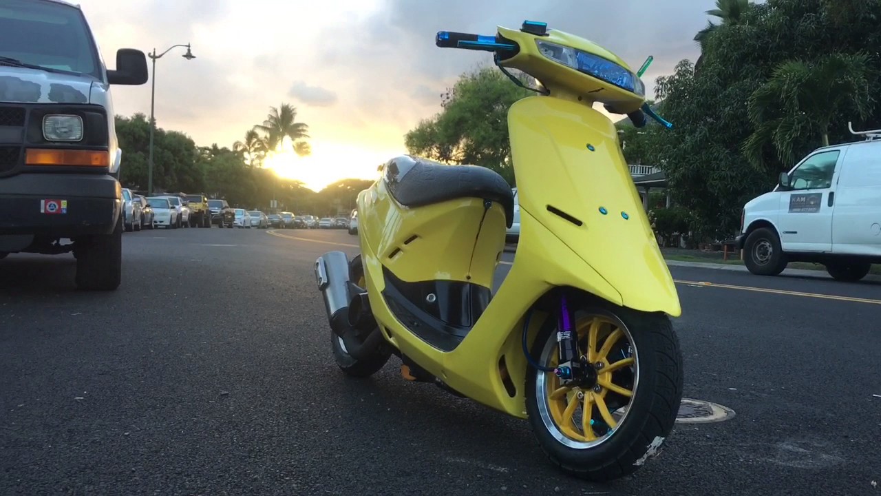 Modified Lowered Stretched Af25 50cc Honda Sr Youtube